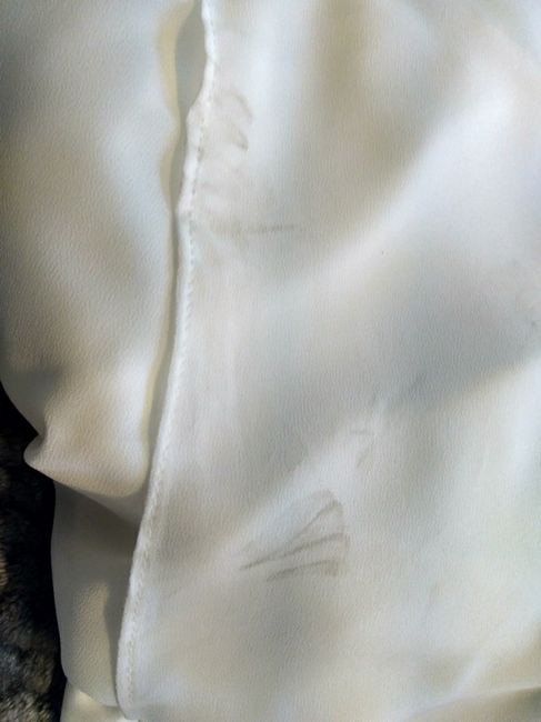Minor Stains on Dress-take to cleaner or Diy? - 1
