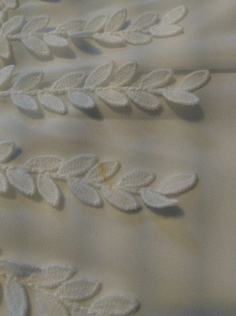 Minor Stains on Dress-take to cleaner or Diy? - 2