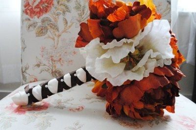 For the ladies wondering about my Ribbon work on my Bouquets! I tried something for you * Pics