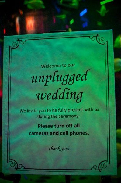Unplugged Wedding