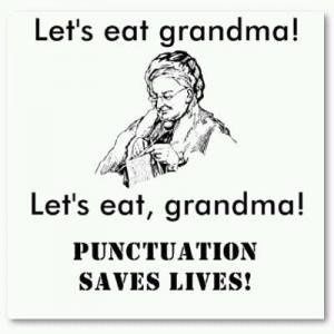 NWR:  Why you should pay attention to punctuation