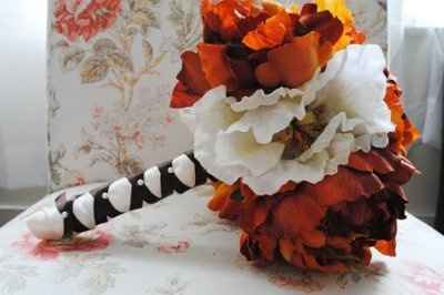 For the ladies wondering about my Ribbon work on my Bouquets! I tried something for you * Pics
