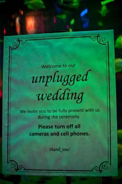 Unplugged Wedding