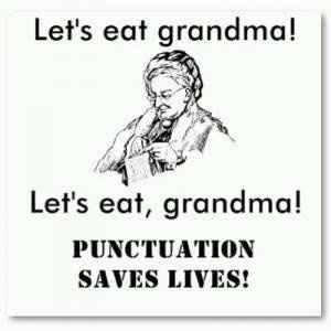 NWR:  Why you should pay attention to punctuation