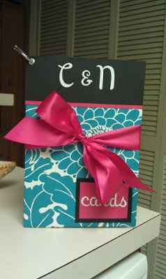 Finally finished my DIY card book! *pic*