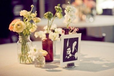 I need advice on centerpieces but use your imagination please just brainstorming!