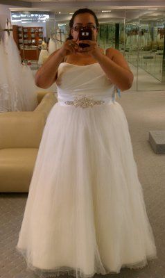 tried on another dress