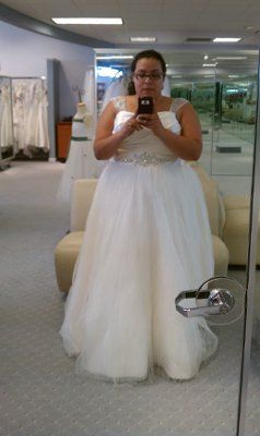 tried on another dress