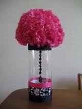 DIY Zebra Centerpieces