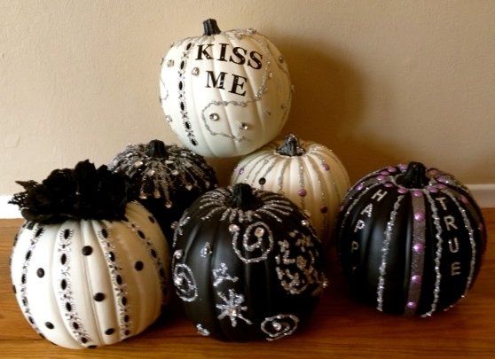 DIY - Bling Pumpkins - Pics