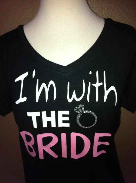 Bridesmaid T-shirt sayings that don't say bridesmaid!