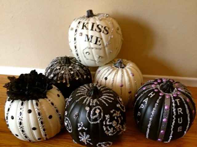 DIY - Bling Pumpkins - Pics