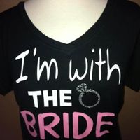 Bridesmaid T-shirt sayings that don't say bridesmaid!
