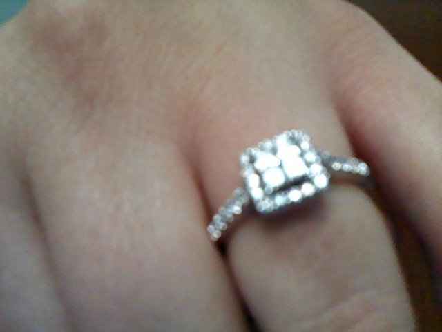 I'd love to see everyone's engagment rings.