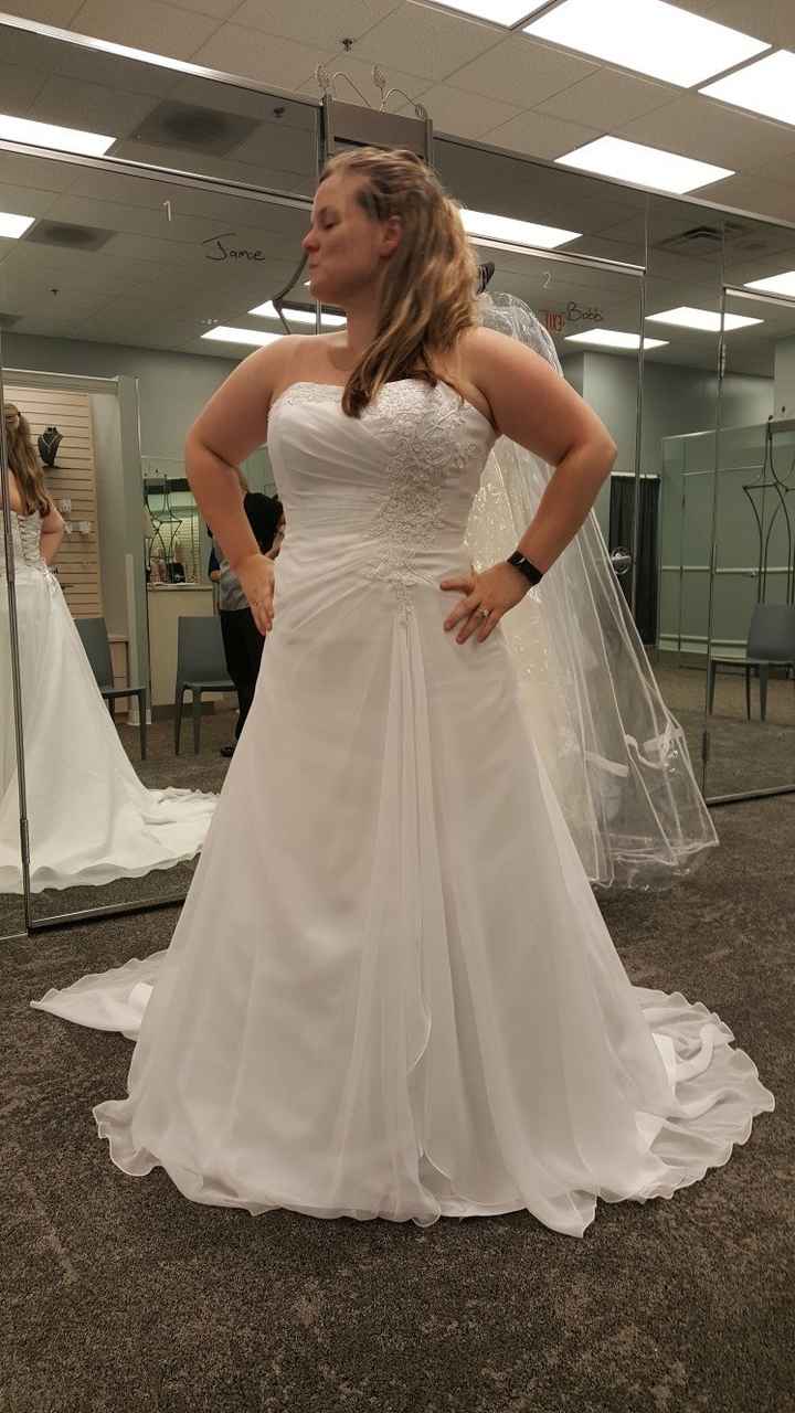 I said "yes!" to the dress!