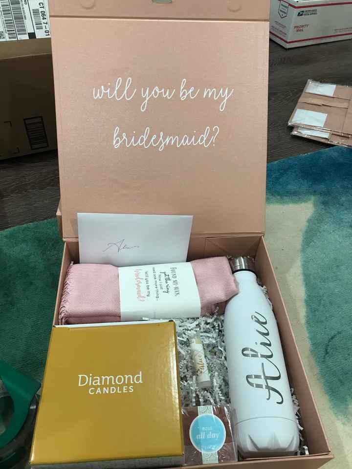 Sending out my bridesmaid proposal boxes! Yay! - 3