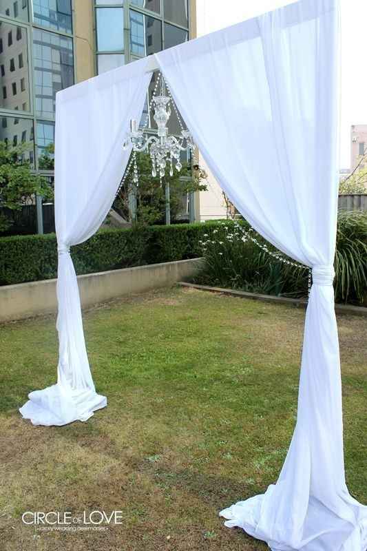 Ceremony seating decoration