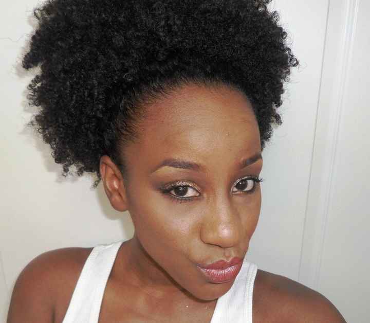 African - American Brides with Natural Hair