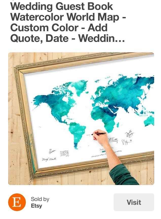 Just ordered our guestbook!