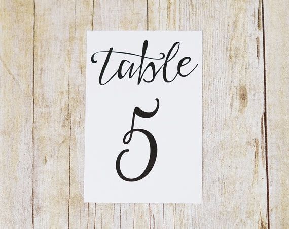 Table Numbers...Ugh.