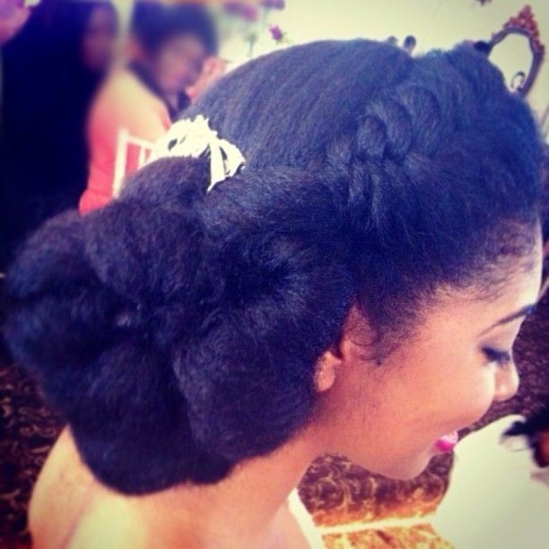 African - American Brides with Natural Hair