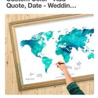 Just ordered our guestbook!