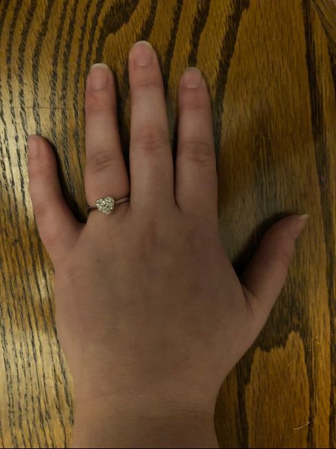 Heart shape engagement ring 1