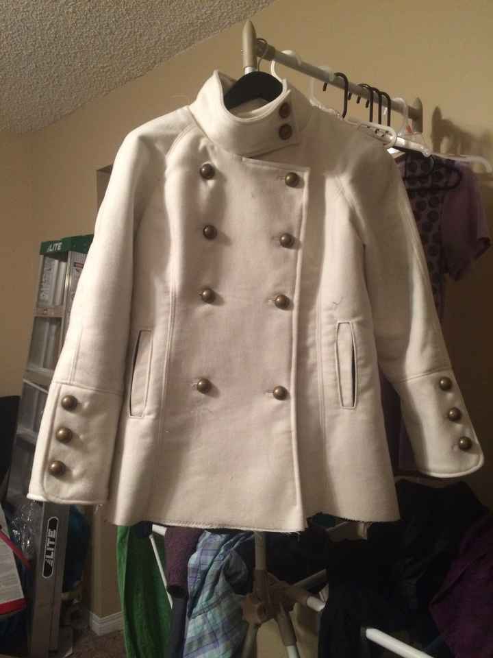 Winter Wedding Coat Success!