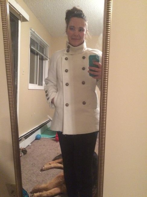 Winter Wedding Coat Success!