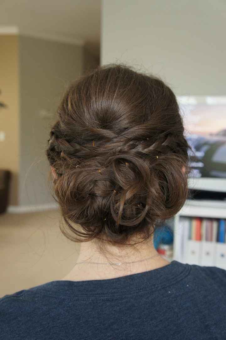 Hair and makeup trial (pics!)