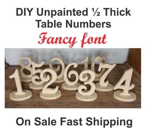 Help me pick my table numbers, I'm driving myself bonkers.