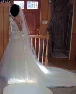 Wedding Dress Belt/Sash Help