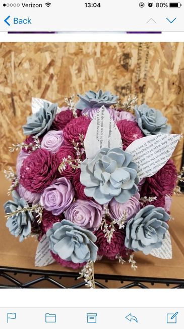 My bouquet photo proof :)