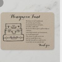 We don’t want a registry, can my fiancé and i just ask for money? - 1