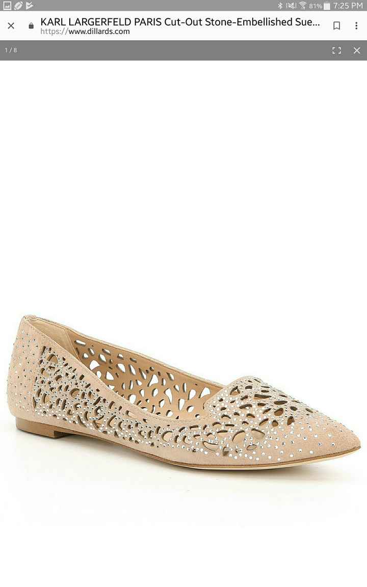 I bought my wedding shoes!