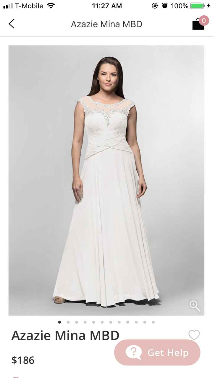 Where to look for dresses - second marriage - 1