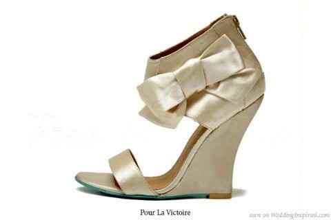 Wearing heels for wedding but flats for reception...