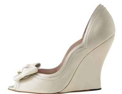 Wearing heels for wedding but flats for reception...