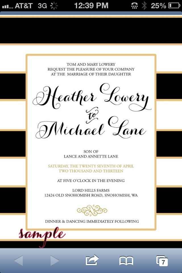 Invitations!-- I believe we have decided on them! (PIC)