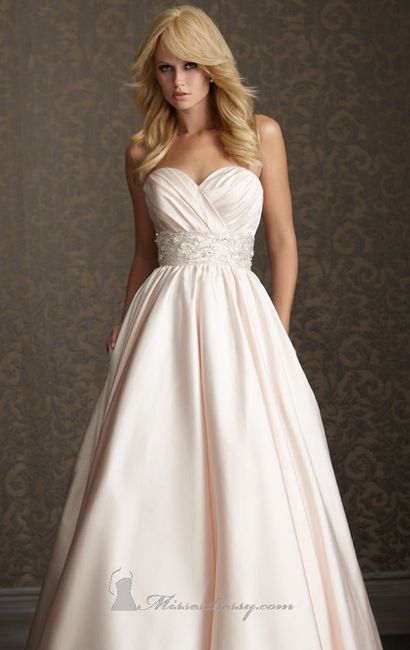 Non-white wedding dresses