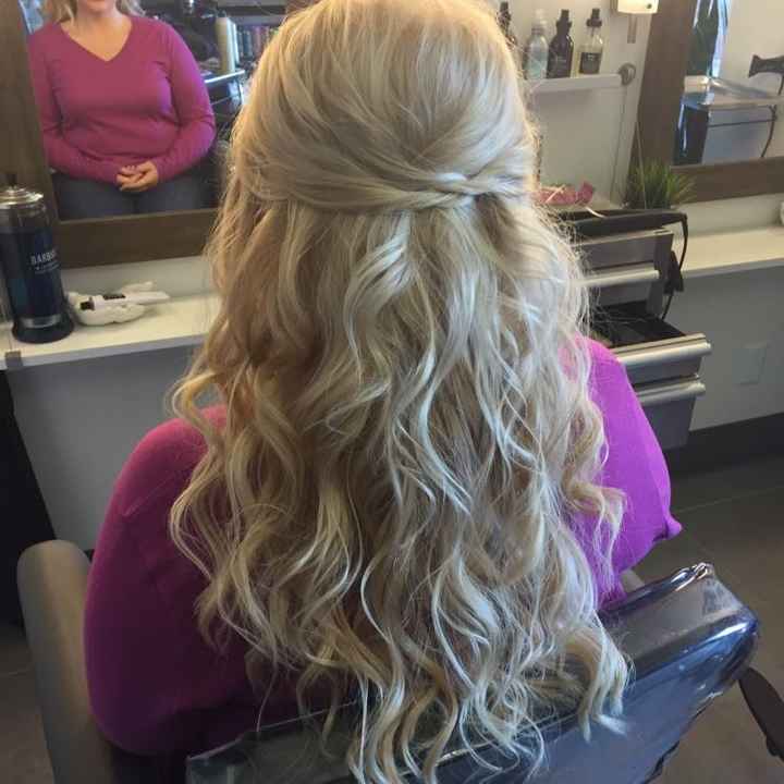 how are you ladies doing your hair for your wedding?