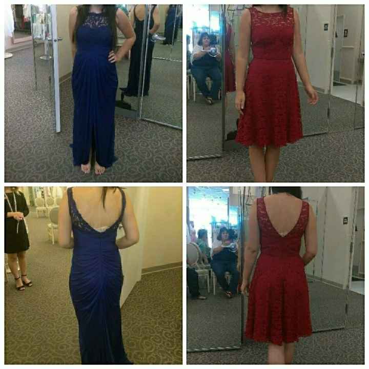 Do these Dresses Clash?