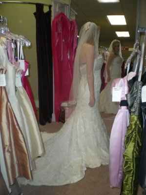 Show me your dress with you vs the model!