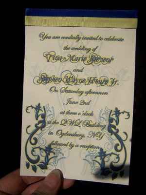 DIY Invites *pic*