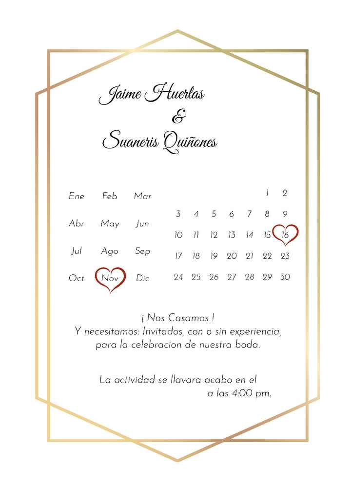 My invitations 