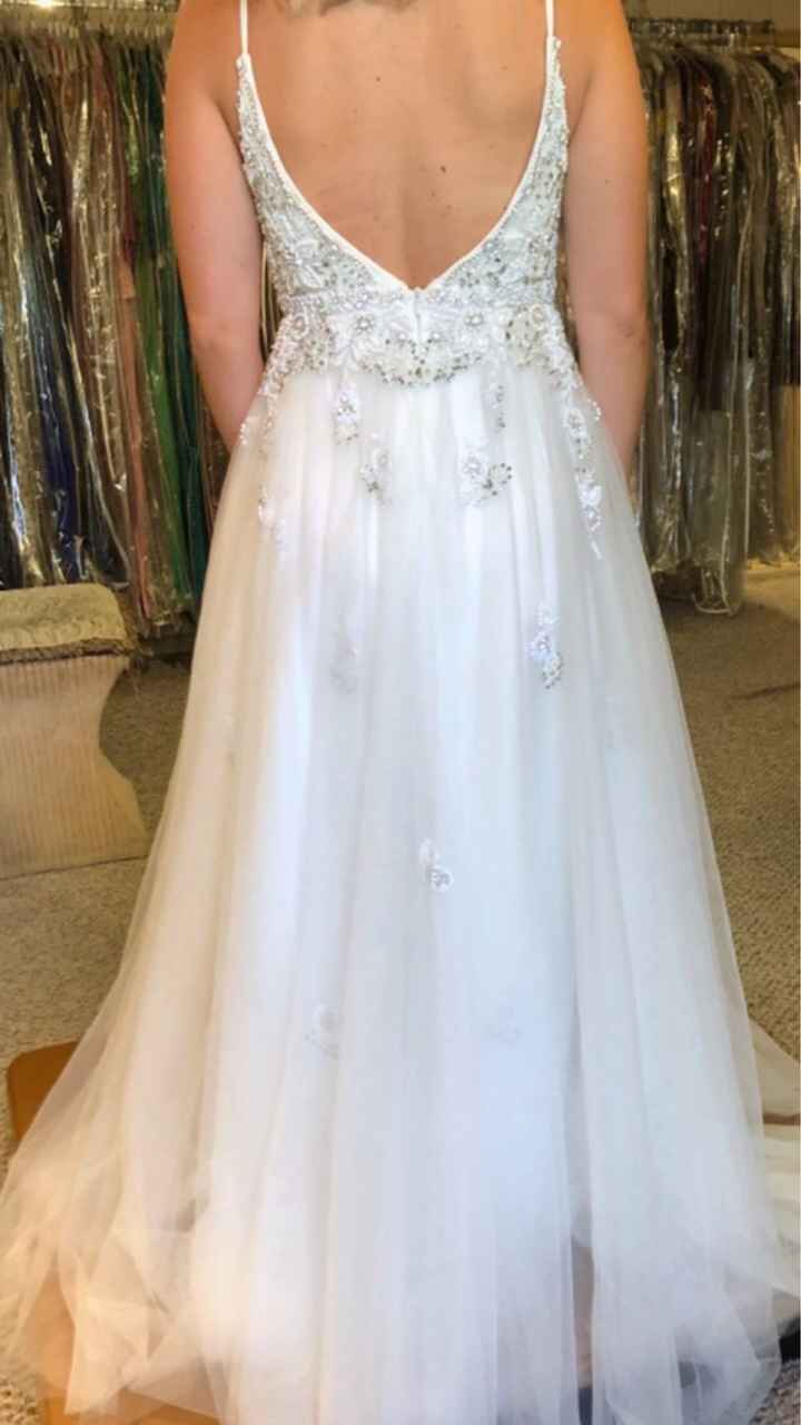 Wedding Dress.. actually a prom dress 😓 - 3