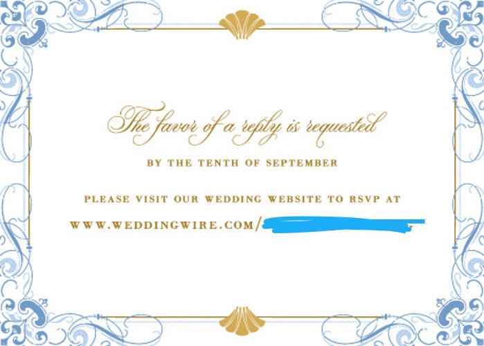 RSVP on Wedding Invites