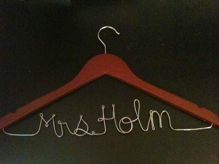 DIY wedding hanger (*pics)