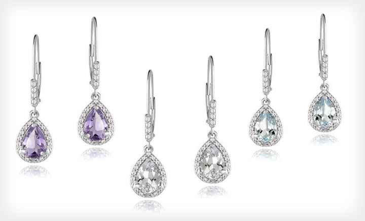 Groupon deal - topaz/amethyst/diamond earrings on the cheap!