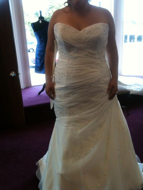 Dress shopping - 2 dresses I really like *UPDATE - white or ivory??*